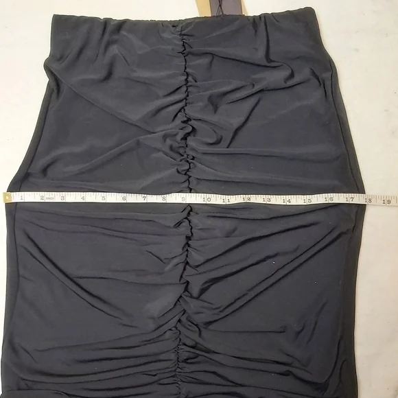 𝅺VERO Moda Black Draped‎ Skirt - Picture 6 of 9